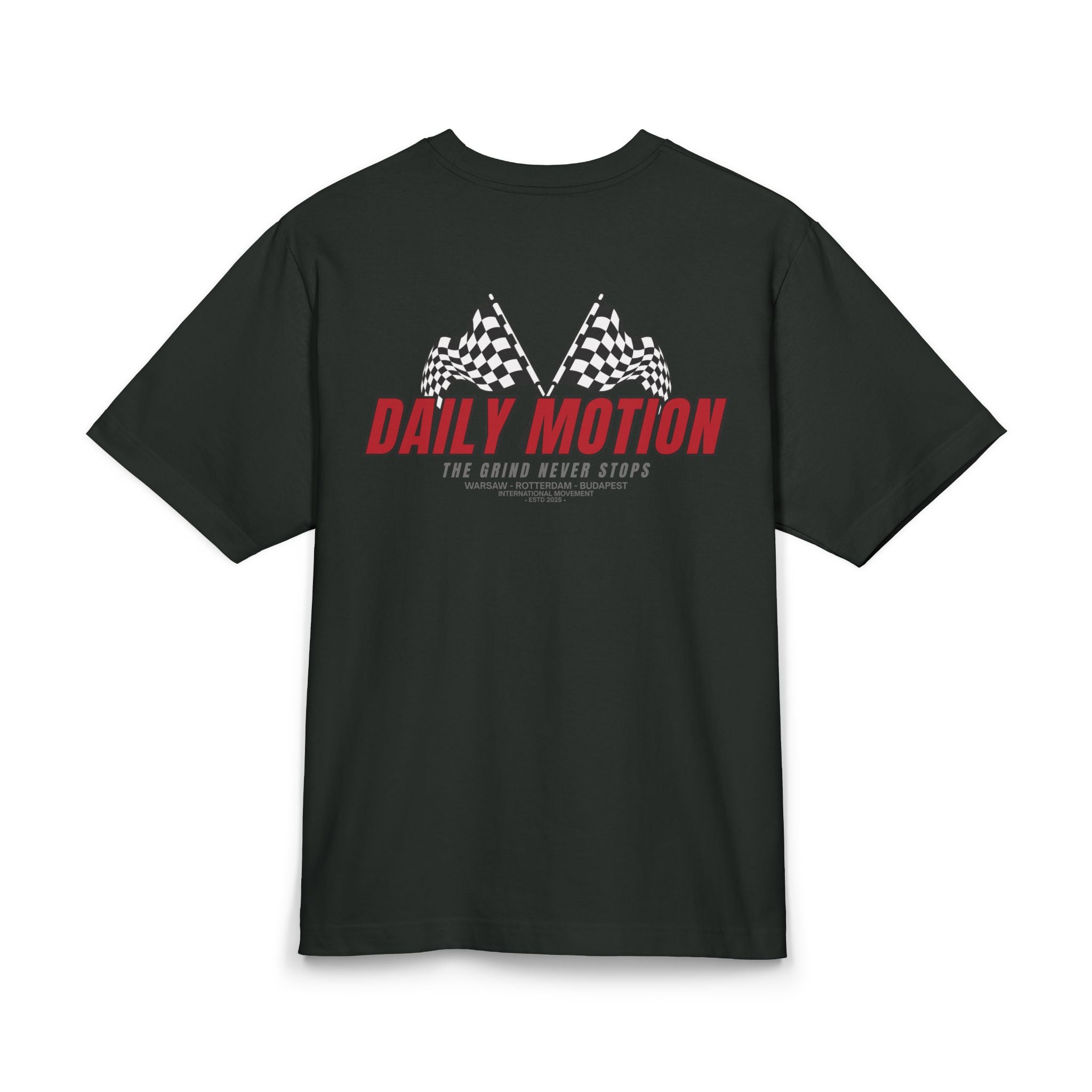 Daily Motion – Grind Never Stops Racing Tee